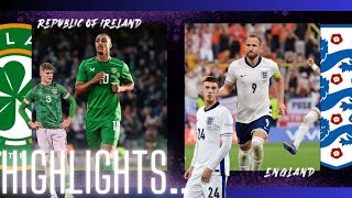 England vs Ireland 20Goals amp Highlights todayUEFA Nations League [upl. by Wenger]