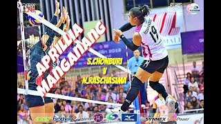 Aprillia Manganang MVP • Supreme Chonburi v Nakhon Raschasima  Final Super ThaiDenmark League 2019 [upl. by Sadick]