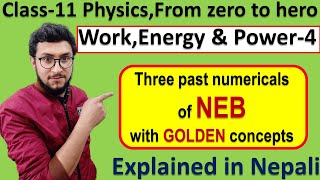 4Class 11 physics numericals WorkPowerEnergy4  NEB past numericalswatch in 1080p [upl. by Matthias]