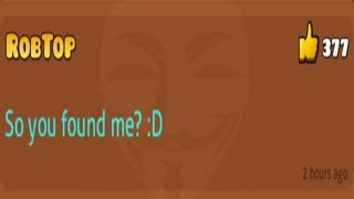 ROBTOP HAS BEEN HACKED Or HALLOWEEN JK  Geometry Dash Anaban is Back [upl. by Merola270]