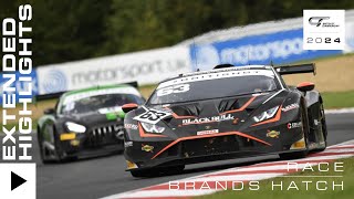 Brands Hatch Extended Highlights  2024 British GT Championship [upl. by Aenel]