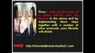 Natural Cure for Fibroids In Uterus  how to get rid of uterine fibroids [upl. by Lyle618]