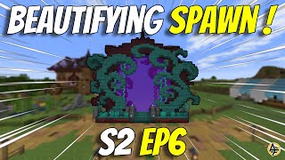 WORKING ON SPAWN  CATALYST CRAFT SMP S2 EP6 [upl. by Feriga283]