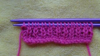 Knitting Rib for Beginners cast on kn pu amp Rib [upl. by Stalder]