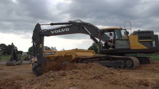 Volvo EC380E Large Tracked Excavator in Action [upl. by Ahsieker22]