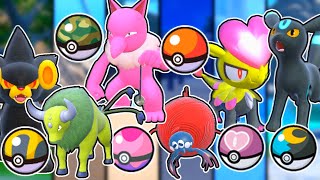 CATCHING A SHINY IN EVERY POKEBALL in Pokémon Scarlet amp Violet [upl. by Yllier]