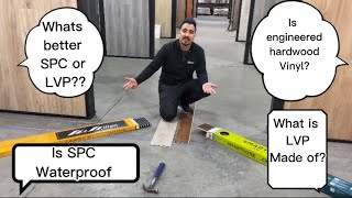 SPC vs LVP flooring vinylflooring homeimprovement [upl. by Lateh]