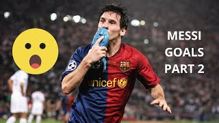 Lionel Messi ● Goals in Career ● part 2 HD 😎 fcbarcelona messi [upl. by Lenoel]