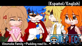 🍬•Vinsmoke Family  Pudding react to•🍬 EspañolEnglish35 [upl. by Arded]