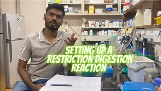 Setting up a restriction digestion reaction and gel analysis [upl. by Darnell]