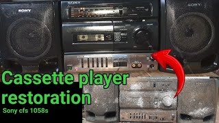 Cassette player restoration [upl. by Oivaf548]