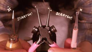 ✦ Somewhat Uncomfortably Abrasive Mic Scratching Tascam ASMR ✦ 타스캠 x Tascam DR05 [upl. by Placida921]