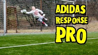 Testing Adidas Response Pro 2012 Torwarthandschuhe  Goalkeeper Gloves Review  freekickerz [upl. by Darrelle]