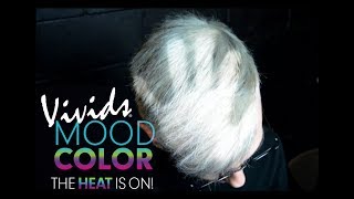 Color changing hair color X Pravana Vivids Mood Color [upl. by Aivekal]