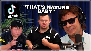 FAMOUS COMEDIAN THEO VON WATCHES OUR TIKTOKS [upl. by Wie]