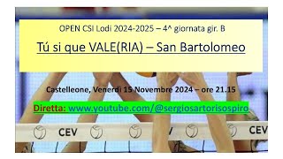 Open CSI Lodi gir B 4 giornata Castelleone 1 3 Grumello  15112024 [upl. by Randolf]