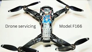 howto f166 drone servicing l drone motherboard servicing l braceless drone servicing l f166 drone [upl. by Llerat852]