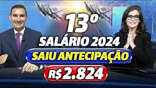 CALENDÁRIO INSS 2024  1ª PARCELA do 13º SALÁRIO para os APOSENTADOS  VEJA DATAS e VALORES [upl. by Adiasteb]