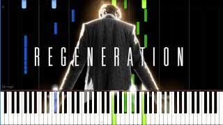 Regeneration Medley  Doctor Who Synthesia Piano Tutorial [upl. by Stanton]