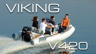 GALA Viking V420 Luxury RIB Tender Test Drive [upl. by Charmaine]