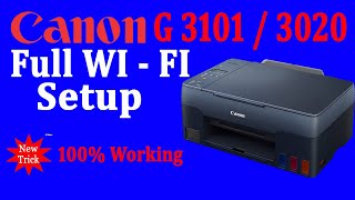 Canon G3020 Wifi Setup  Canon Printer ko Wifi Se Laptop se connect kaise kare  G3020 Wireless Set [upl. by Ayat502]