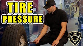 How to Check Tire Pressure On a Semi Truck [upl. by Cornelia]