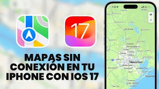 🗺️Cómo Descargar Mapas sin Conexión en iPhone con IOS 17 [upl. by Jillayne]