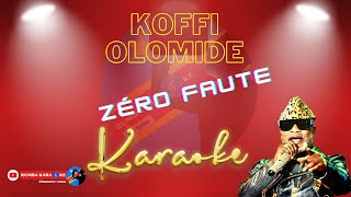 Zero faute Faute Koffi Olomide Karaoke [upl. by Saisoj]