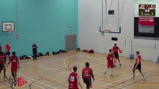 STAFFSTV BASKETBALL MENS 1ST STAFFS VS MENS 1ST WARWICK [upl. by Longawa]