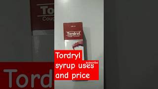 Tordryl syrup uses  cough syrup shorts shortsfeed yt medworld0 [upl. by Baun839]