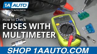 How to Check For Bad Fuses With A Multimeter [upl. by Narik]