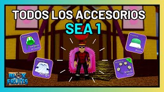 Como conseguir todos los accesorios del SEA 1 en Blox Fruits [upl. by Ayit645]