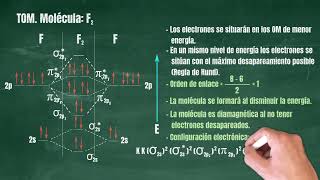 40 Teoría de Orbitales Moleculares Molécula F2 [upl. by Ajit414]