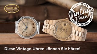 6 VintageUhren Rolex JaegerLeCoultre IWC I watchde Review [upl. by Friedlander306]