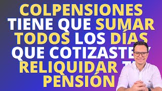 🔴SEMANAS DE COTIZACIÓN A PENSIÓN SE DEBEN CONTABILIZAR CON DÍAS CALENDARIO NO CON MESES DE 30 DÍAS🔴 [upl. by Asirral]