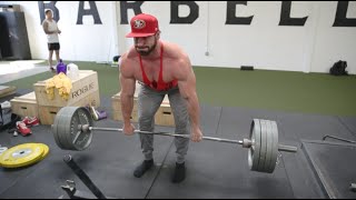 Bradley Martyn  405lb deadlift for 20  RAW [upl. by Labanna144]