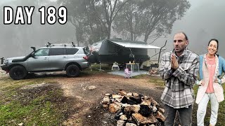 First VIC High Country Experience  It Took 3 HOURS to Level The Caravan [upl. by Vincenta]