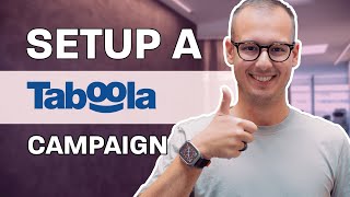 Taboola Tutorial with Native Expert How to setup a Taboola Campaign Native Advertising [upl. by Kelcie]