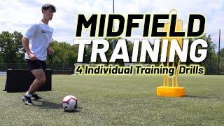 4 MustTry Soccer Drills for Midfielders [upl. by Preston]