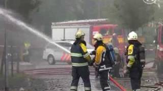 Groot alarm voor woningbrand in t Zandt [upl. by Annhoj]