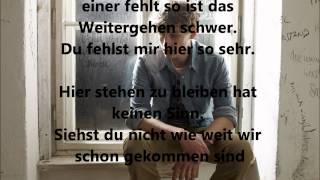 Tim Bendzko  Weitergehen lyrics [upl. by Nared]