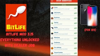 Bitlife 315 Mod Everything unlocked with dealer job for ios [upl. by Lynea]