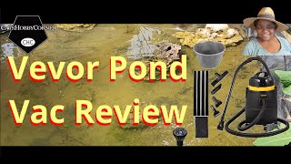 Vevor Pond Vacuum Review  catshobbycorner [upl. by Imoyik]