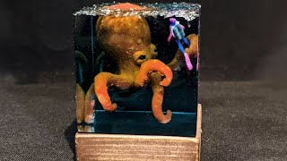 DIY Diorama  Thalassophobia  Polymer Clay  Resin Art  ArtWorld [upl. by Kristen]