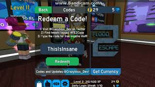 Flood Escape 2 Codes [upl. by Eeimaj]