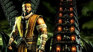 MKX Ninjutsu Hanzo Hasashi Scorpion Endless Klassic Tower Mortal Kombat X  No Commentary [upl. by Eirellav]