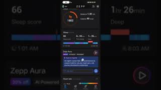 Zepp app  Google Fit Demo Video [upl. by Ojaras]