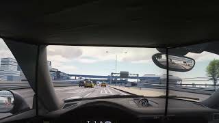 Triple screen  Assetto corsa Shutoko Revival project  Traffic [upl. by Anuahsal]