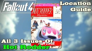 Fallout 4 ★ All 3 quotHot Rodderquot Magazines Location Guide [upl. by Duwalt92]