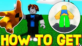 REAL HOW TO GET THE SCHLOB GLOVE  LEAP OF FAITH BADGE in SLAP BATTLES LEAKS ROBLOX [upl. by Harol]